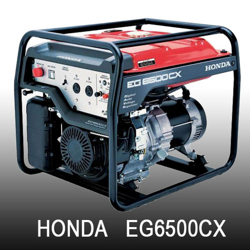 [전시품 1대 한정세일] 혼다 EG6500CX 가솔린 발전기 (수동) / 산업용발전기 / 저진동 / 고급형발전기 / 산업현장의 필수품