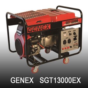제넥스 SGT13000EX 삼상 380V 발전기 SGT-13000EX 혼다 엔진 13KVA 산업용 공사현장 건설현장 가솔린 AVR