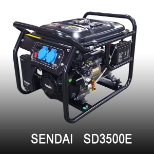 센다이 산업용 3k 발전기 SD3500E / SD-3500E 자동