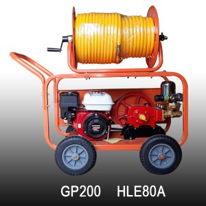 HLE-80A 동력분무기 밀차세트 혼다 GP200 엔진 살수기
